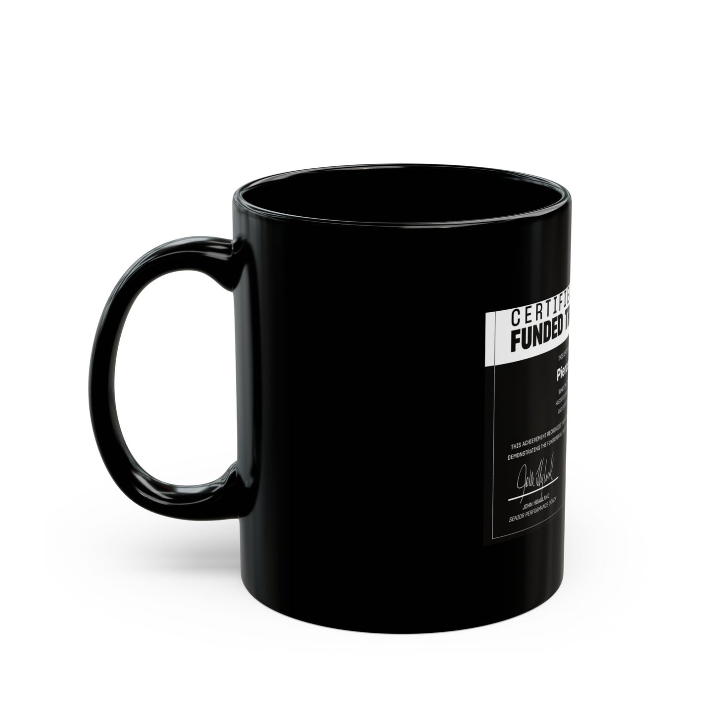 Personal  Funded Trader Certified Coffee Cup